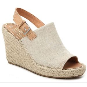 Toms Monica espadrille sandal wedge